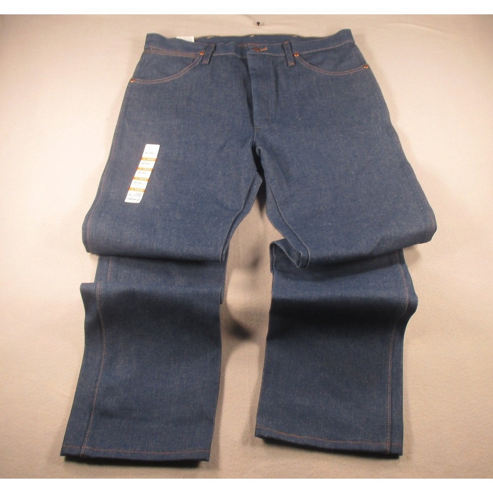 Wrangler Men's 35x36 Cowboy Cut 13MWZ Original Fit Rigid Indigo Rodeo Jeans NWT